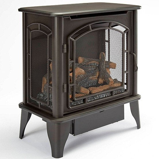 Bluegrass Living Panorama Vent Free Dual Fuel 3-Sided Gas Stove BTSD23RT