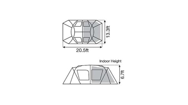 Snow Peak Land Lock Shelter Tent