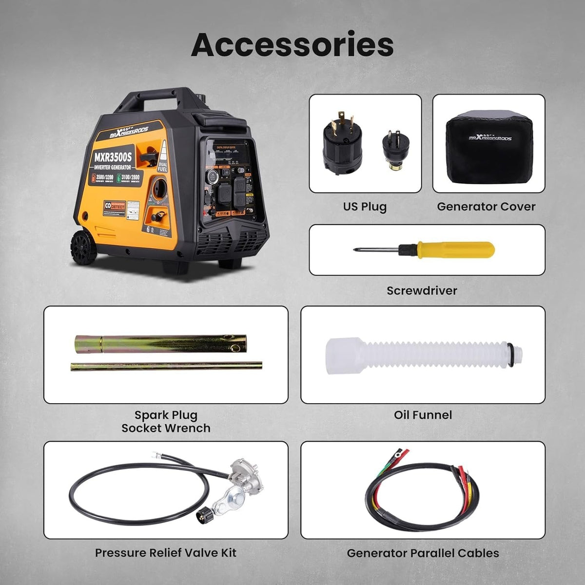 Maxpeedingrods 3500 Watt Portable Super Quite Electric Machine