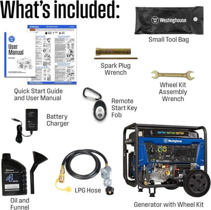 Westinghouse 14,500 Watt Tri-Fuel Portable Generator