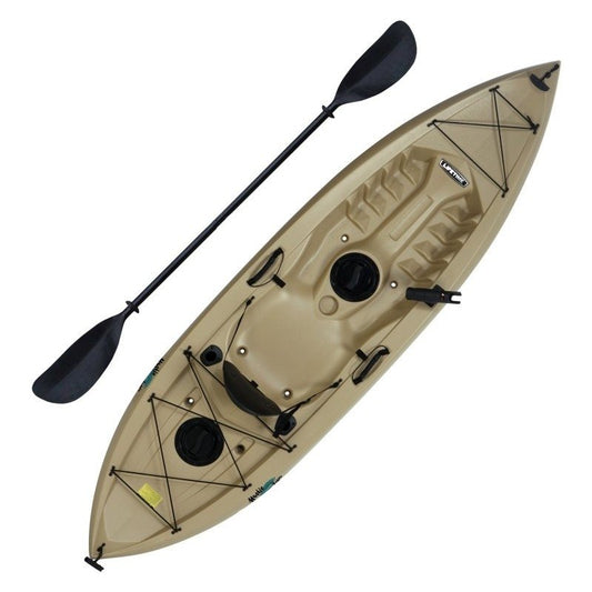 Lifetime Muskie 120 Sit-On-Top Angler Kayak w/ Paddle