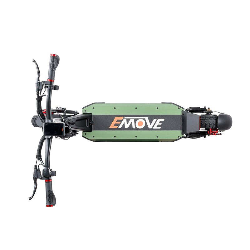 EMOVE Cruiser V2 – 52V and 60V Quad Suspension 62-Mile Long-Range Scooter
